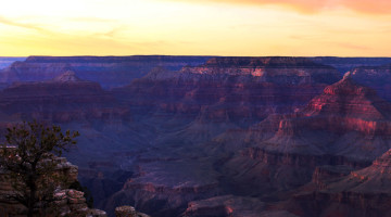 Grand Canyon overlook sunset